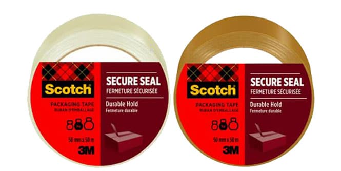 Gamme de rubans d’emballage Scotch® pour fermeture sûre
