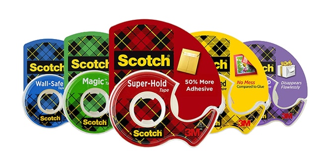 Gamme de rubans Scotch&reg; transparents

